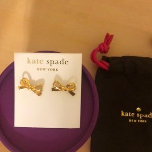 Kate spade bow earrings